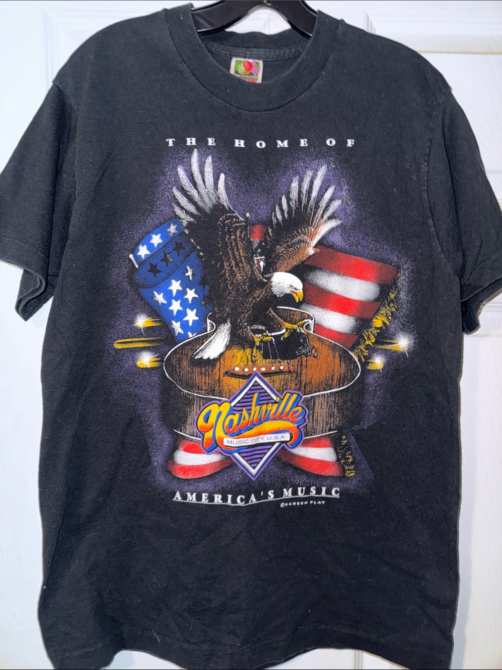 Vintage 90s Nashville Eagle Graphic Tee